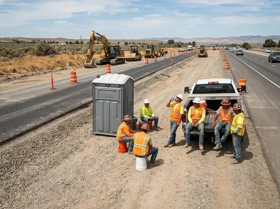 highway-road-construction-crew-007 — frequently asked questions, Porta Potty and Restroom Rentals in Davis, CA